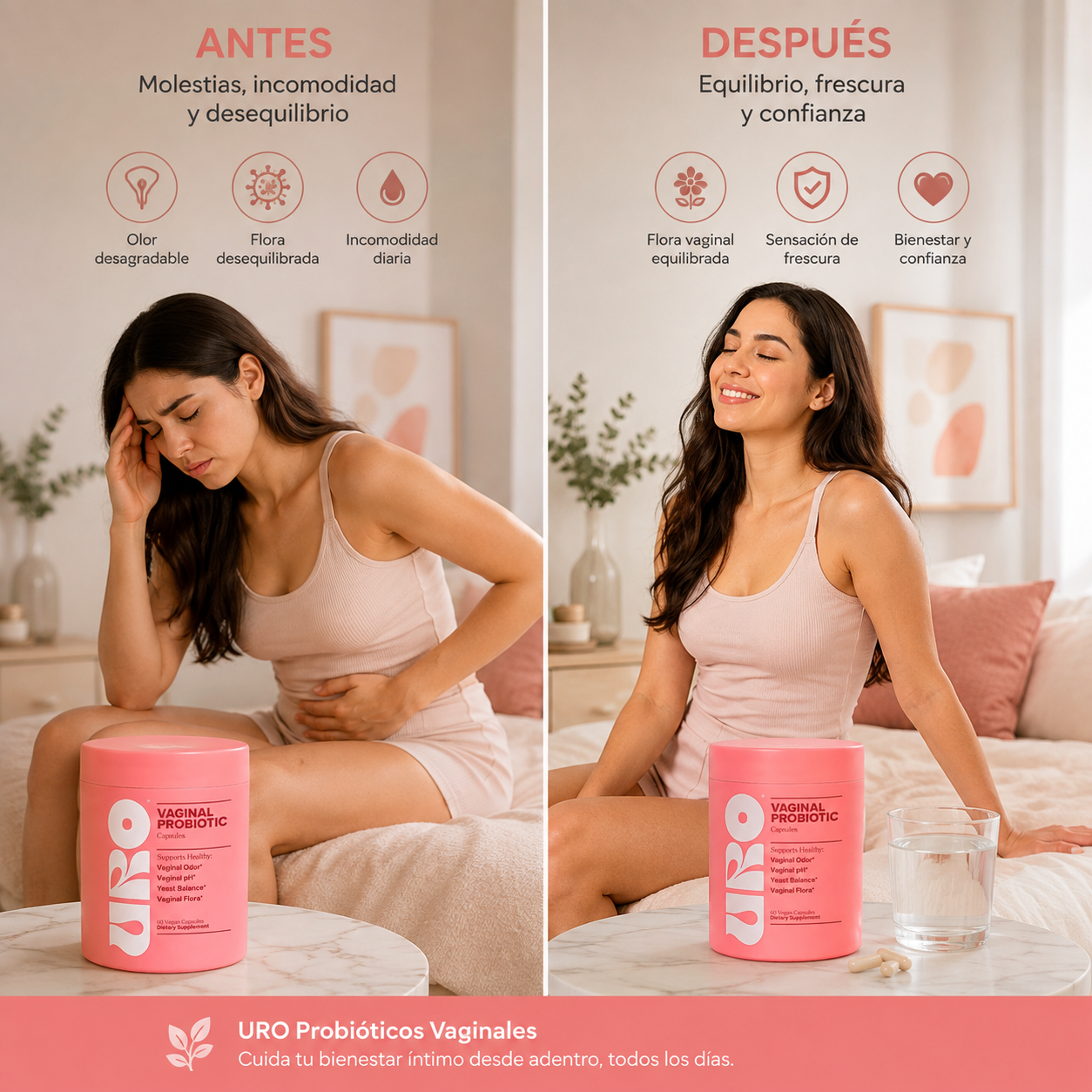 Probióticos Vaginales (60 Capsulas)